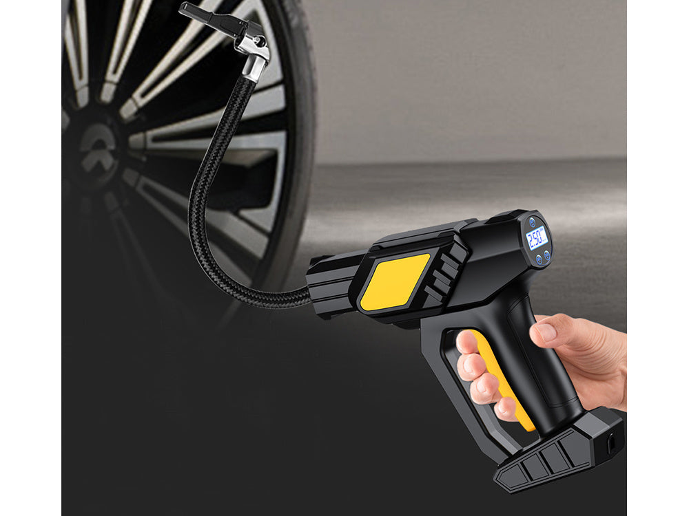 Automašīnas kompresors, riepu kompresors, bezvadu, pārnēsājams