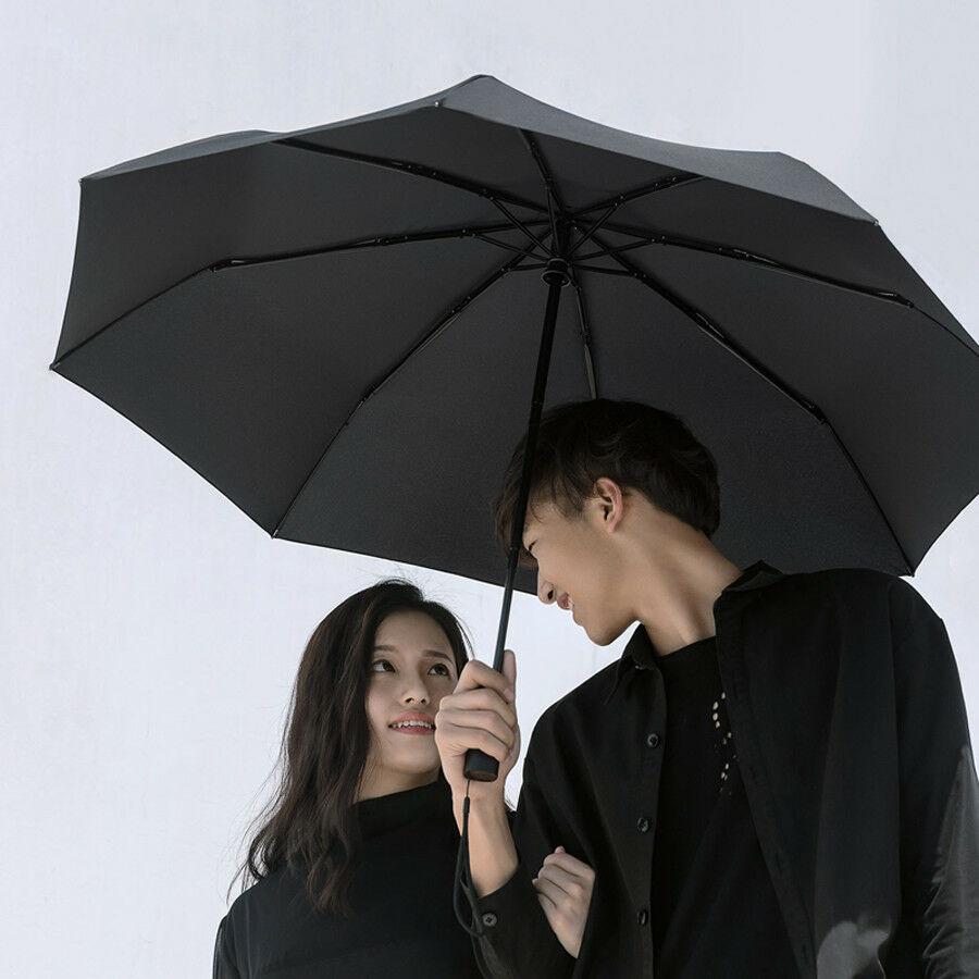 Reverss, automātisks lietussargs melnā krāsā