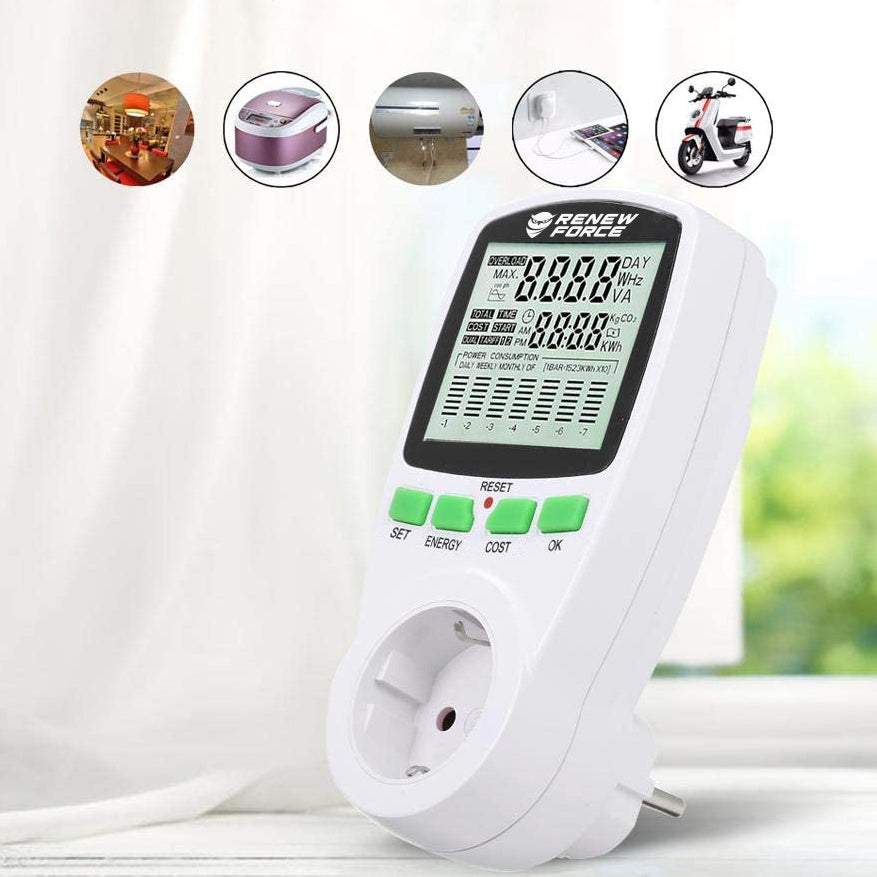 Elektroenerģijas patēriņa mērītājs – skaitītājs ar displeju