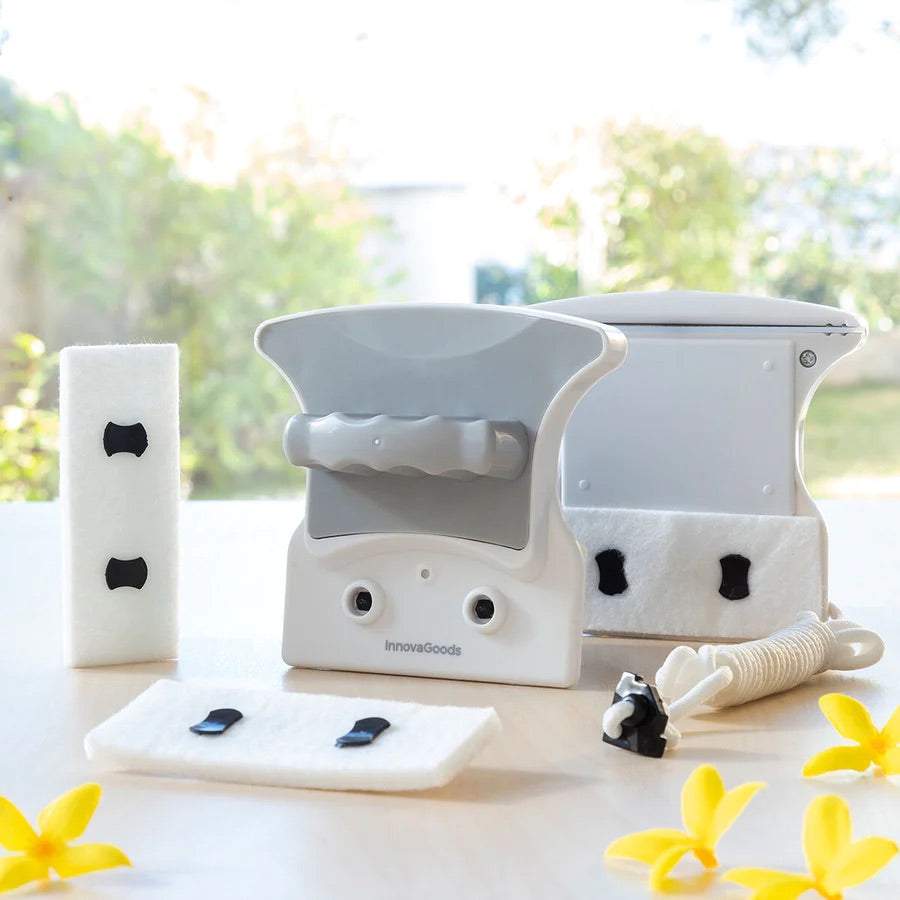 Logu tīrītājs magnētiskais abām loga pusēm