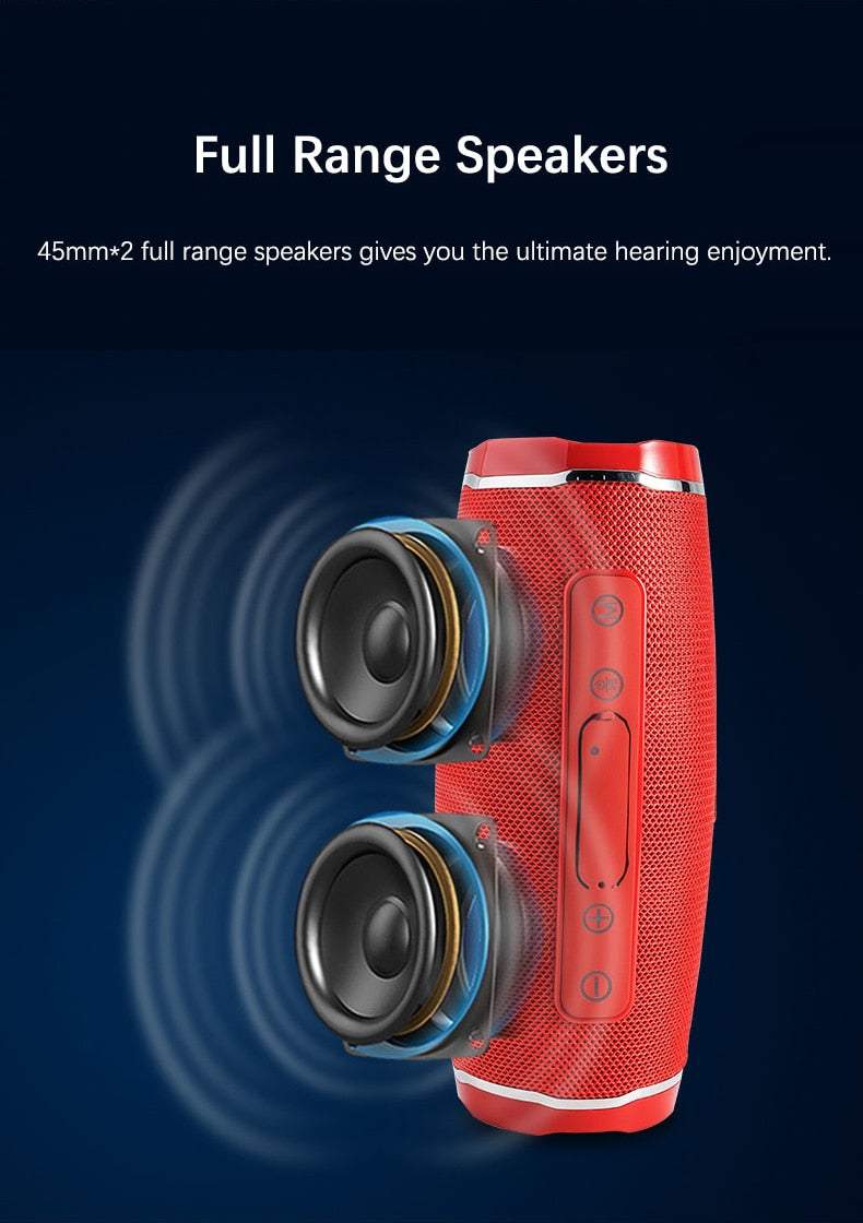 Bezvadu skaļrunis pārnēsājams Bluetooth ar powerbank lādēšanas funkciju