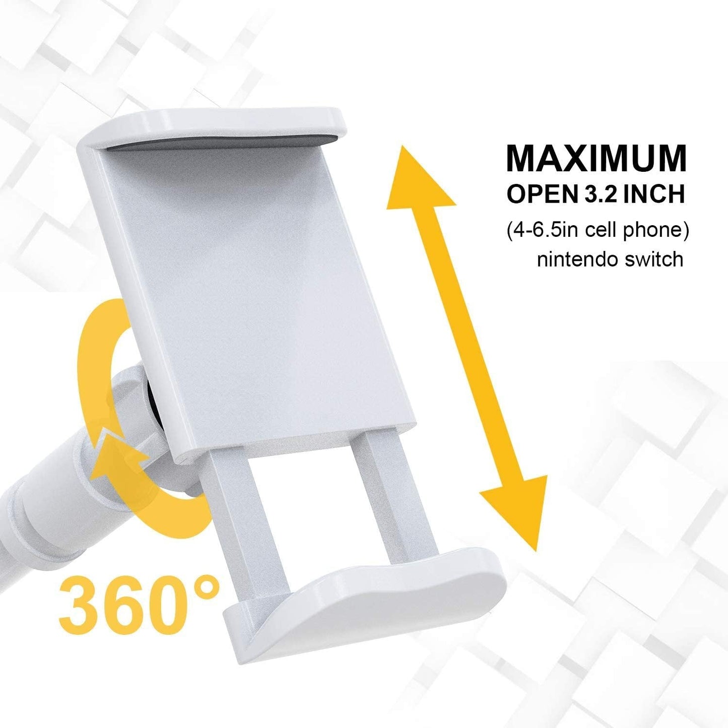 Multifunkcionālais turētājs tālrunim vai planšetdatoram elastīgs