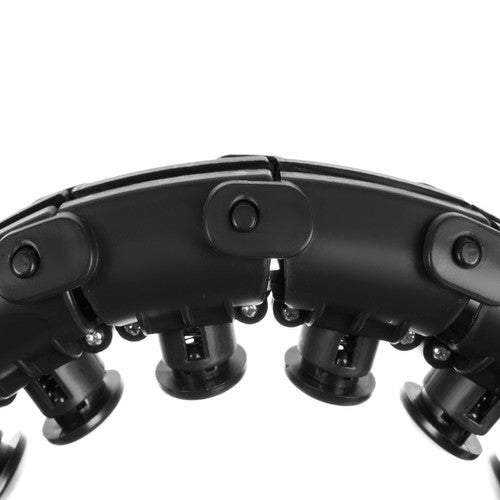 Treniņu riņķis Hula Hoop ar masējošiem elementiem un papildus svaru