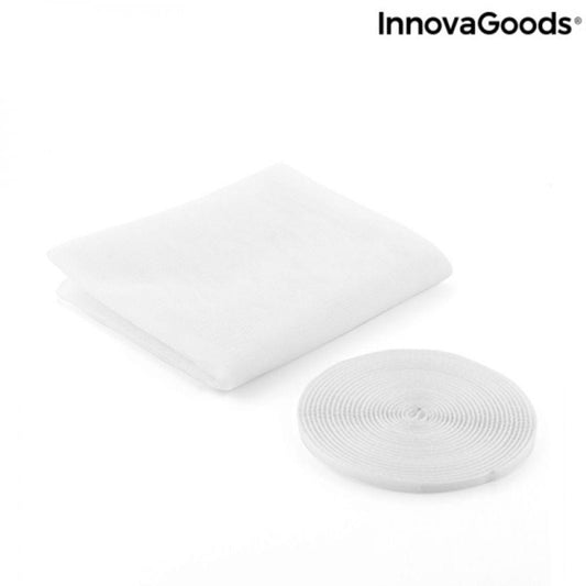 Aizsargājošs tīkls logam ar lipekli, pret kukaiņiem, moskītiem, insektiem, balts 120 x 100 cm