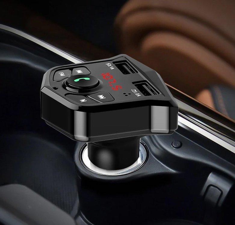 Bluetooth raidītājs automašīnai ar diviem USB portiem