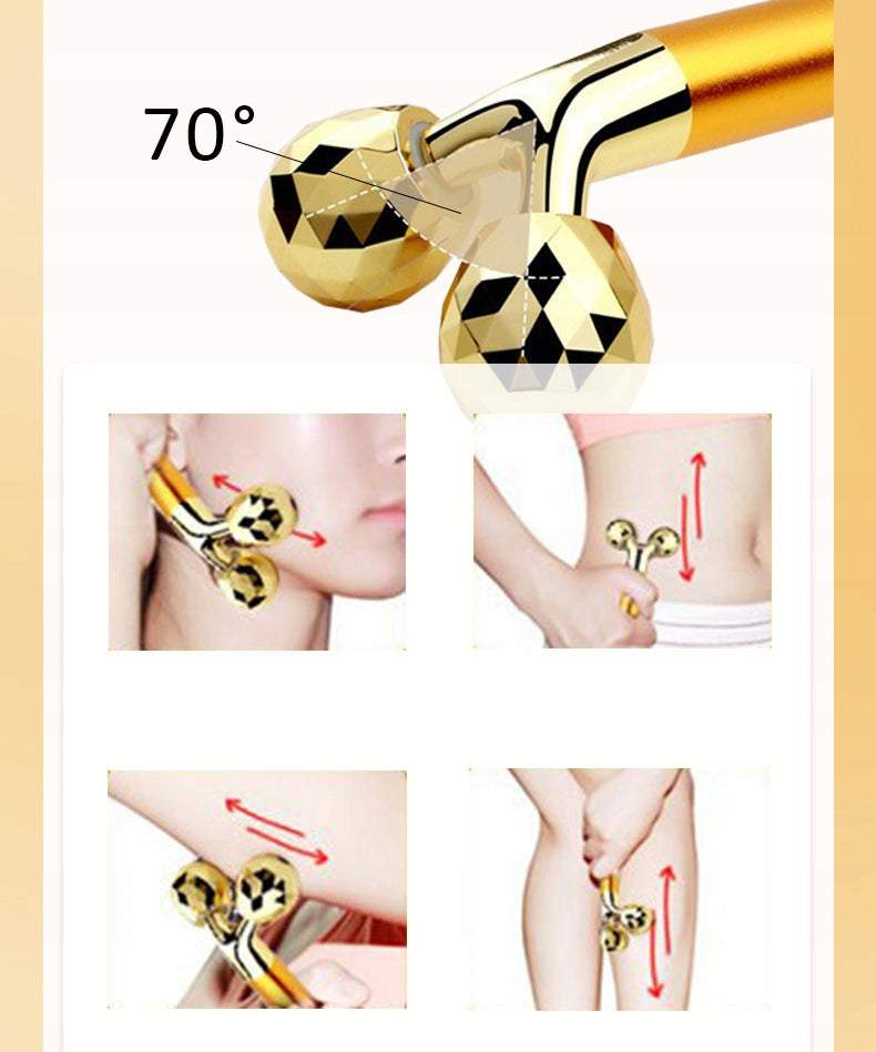 3D masieris sejai ar vibrējošām bumbiņām, zelta