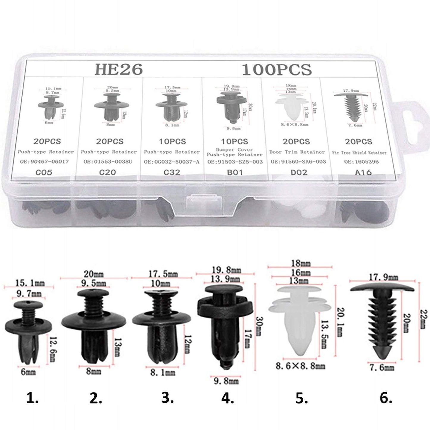 Automašīnas tapu komplekts ar izvilcējiem