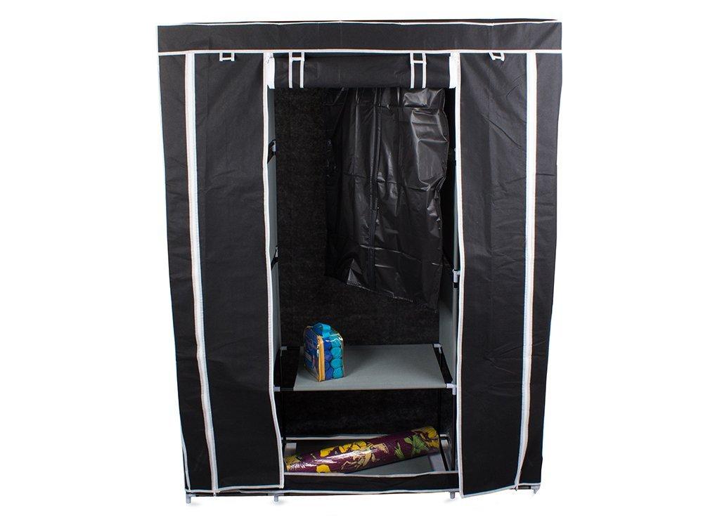 Tekstila drēbju skapis