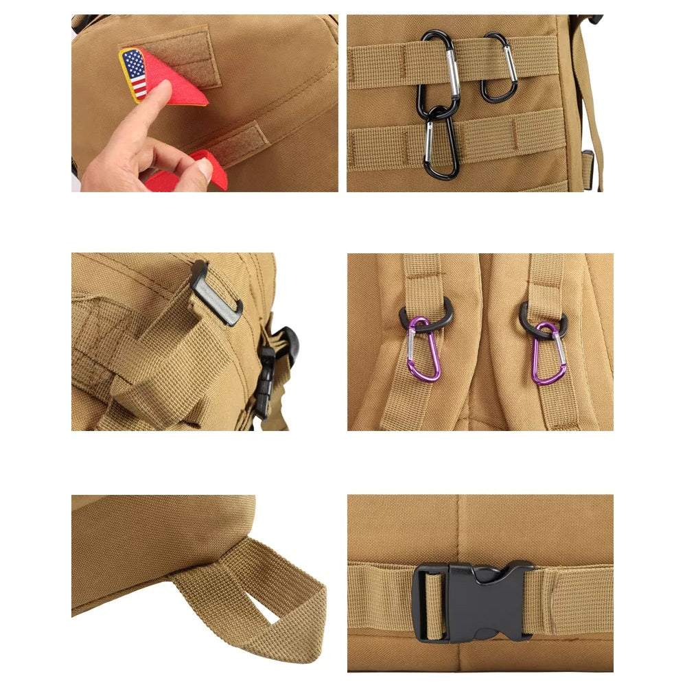 Militārā tūrisma mugursoma 45L