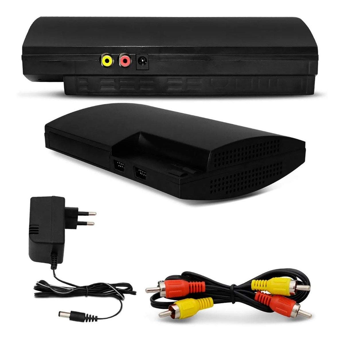 Spēļu konsole ar 2 pultīm un pistoli