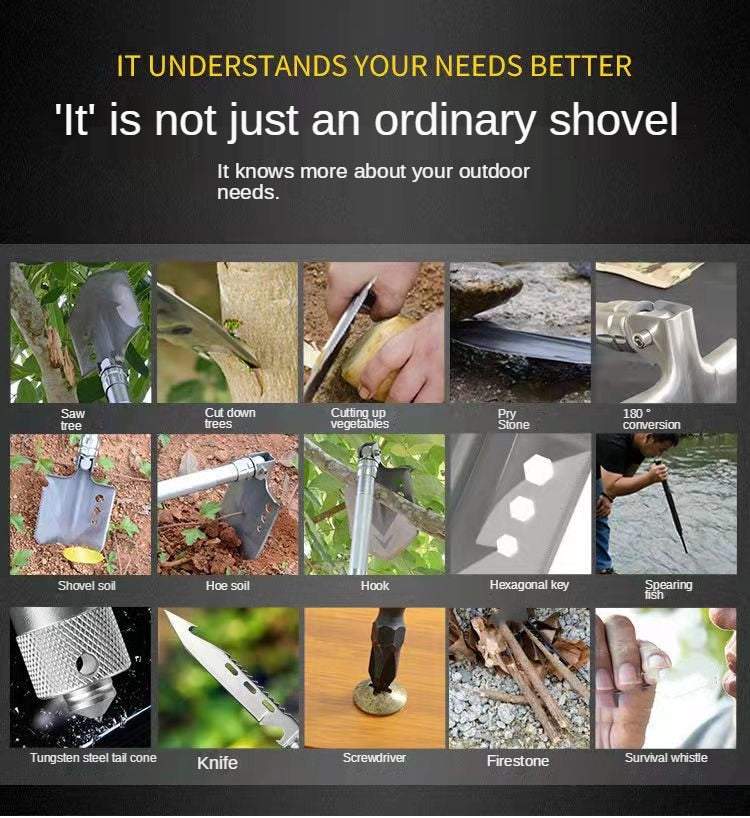 Saliekama lāpsta, taktiskā sapieru lāpsta 11in1