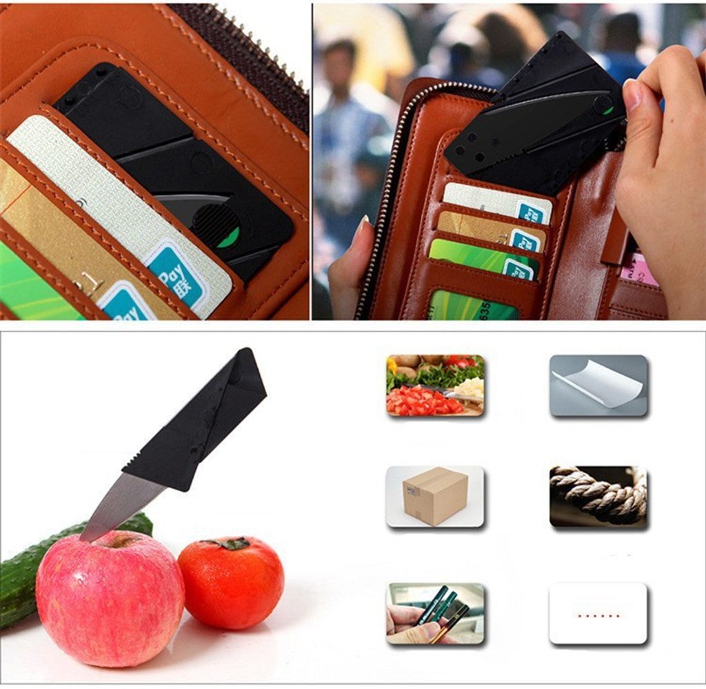 Izdzīvošanas vizītkarte - salokams nazis