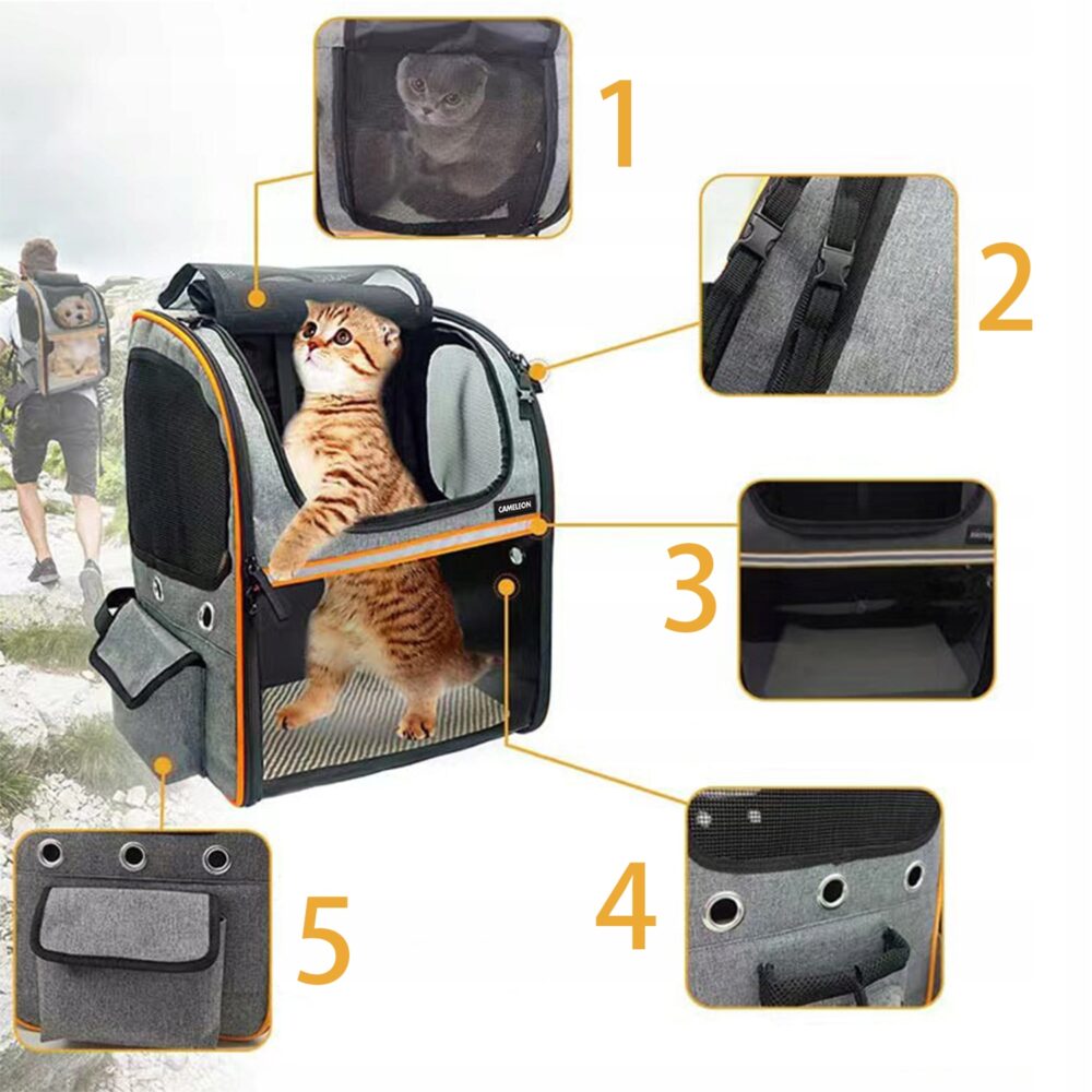 Transportēšanas mugursoma dzīvniekiem