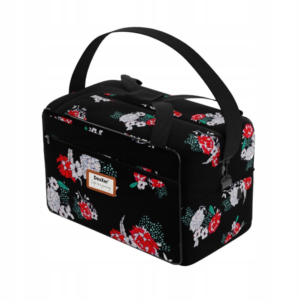 Pink-Flow ceļojumu soma Rozā ziedi