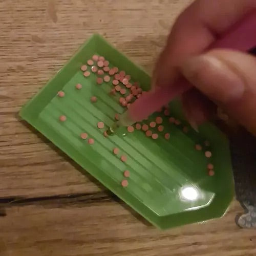 Dimantu mozaīka - atslēgu piekari