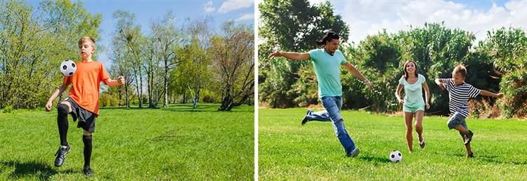 Futbola vārti + bumba + sūknis