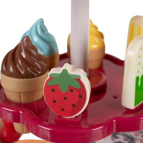 Saldējuma veikals ar ratiņiem