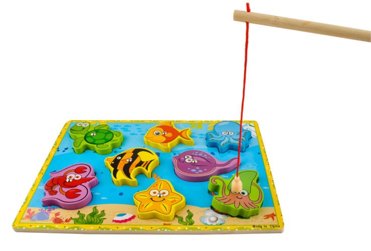 Magnētiskā puzle "Zivis"