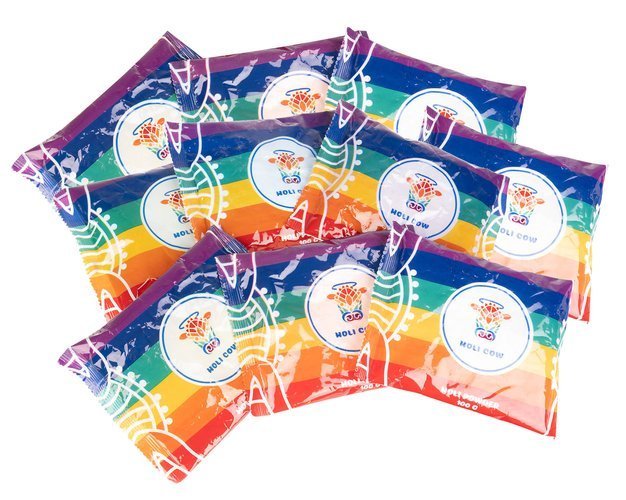 Krāsains Holi pulveris