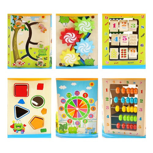 Koka izglītojošs kubs