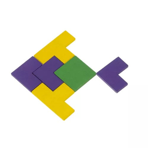 Koka rotaļlieta Puzle Tetris