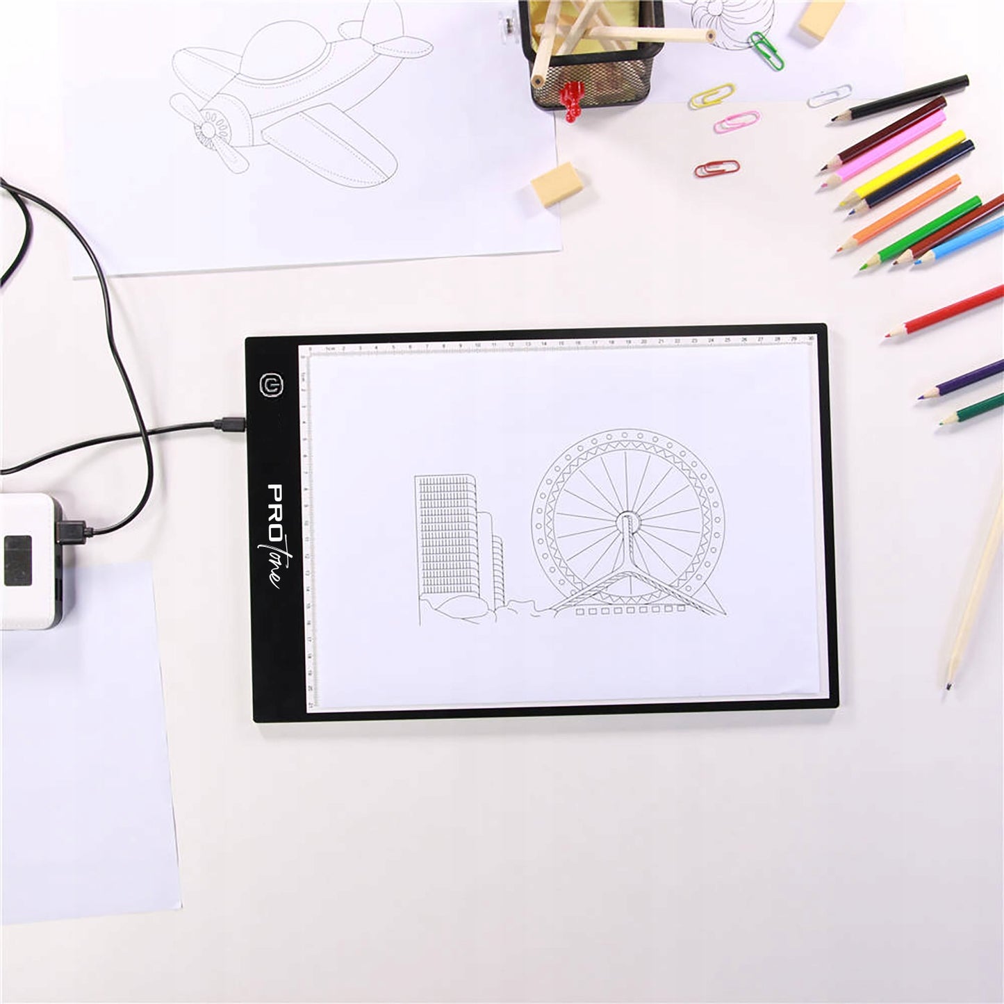 Izgaismots rasēšanas dēlis SM-006