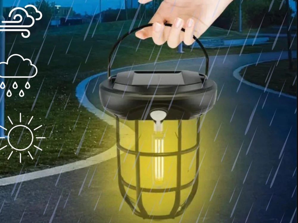 Saules lampa ar krēslas kustības sensoru, 3 režīmi, 3 LED, 1800lm, ūdensizturīga