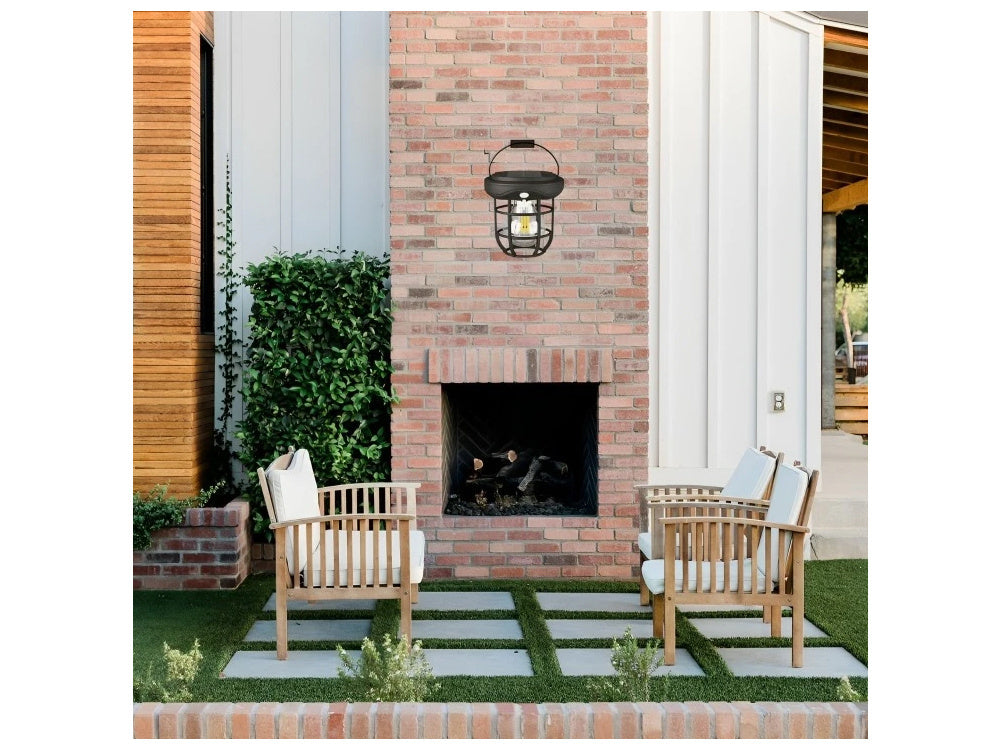 Saules lampa ar krēslas kustības sensoru, 3 režīmi, 3 LED, 1800lm, ūdensizturīga