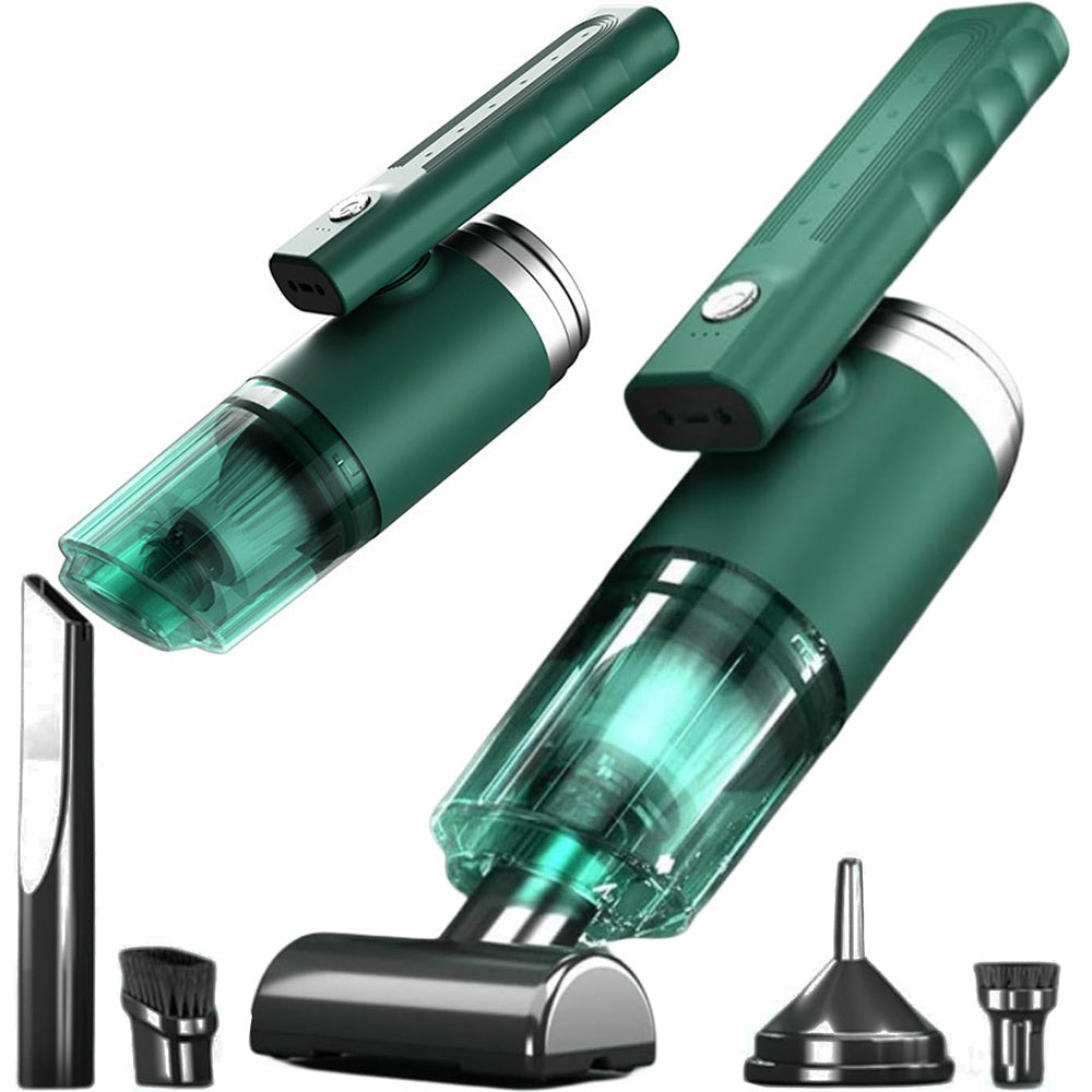 Bezvadu rokas automašīnas putekļsūcējs 120 W bezvadu automašīnas putekļsūcējs mājām