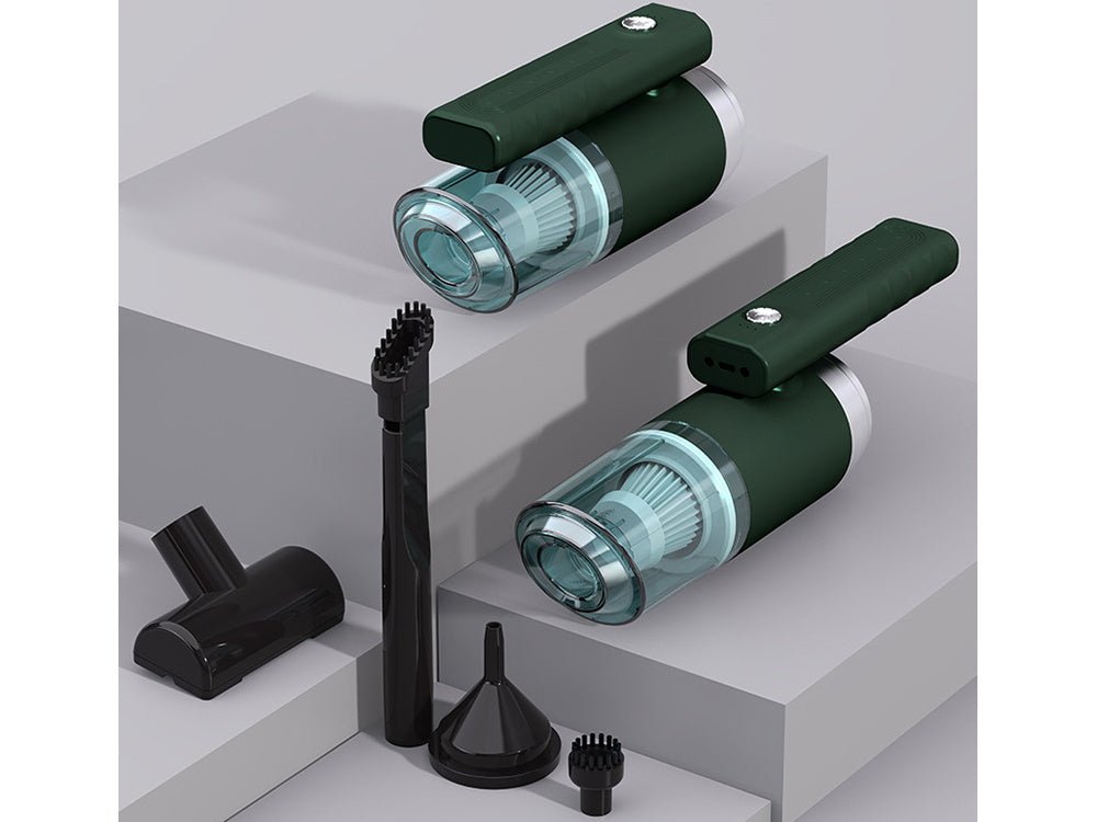Bezvadu rokas automašīnas putekļsūcējs 120 W bezvadu automašīnas putekļsūcējs mājām