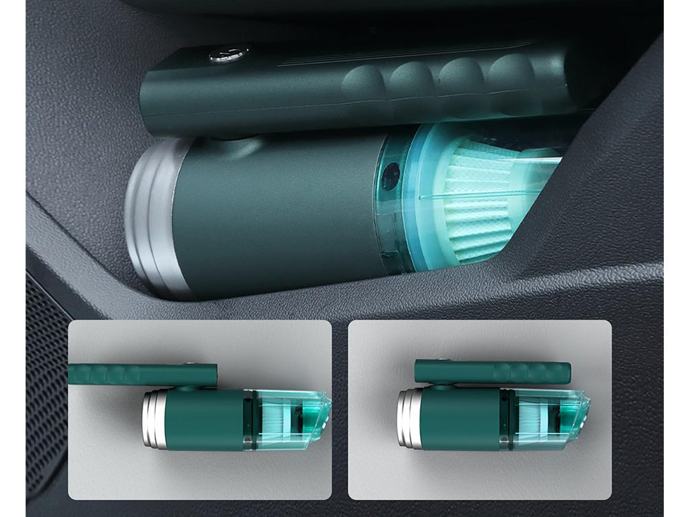 Bezvadu rokas automašīnas putekļsūcējs 120 W bezvadu automašīnas putekļsūcējs mājām