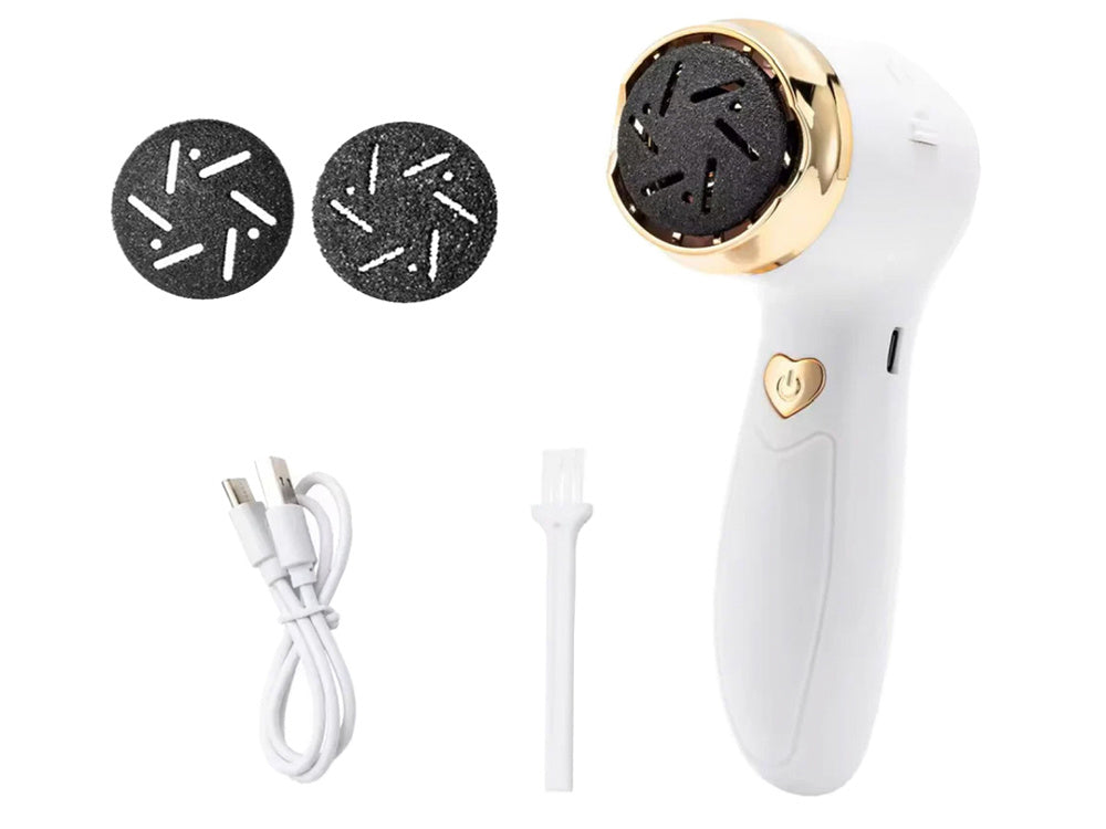 Elektriskā papēžu vīle ar bezvadu papēžu zāģi, pumeka akmens