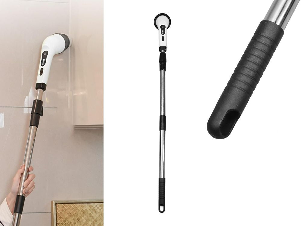 Rotējošā mopa elektriskā tīrīšanas birste 9 dažādi uzgaļi