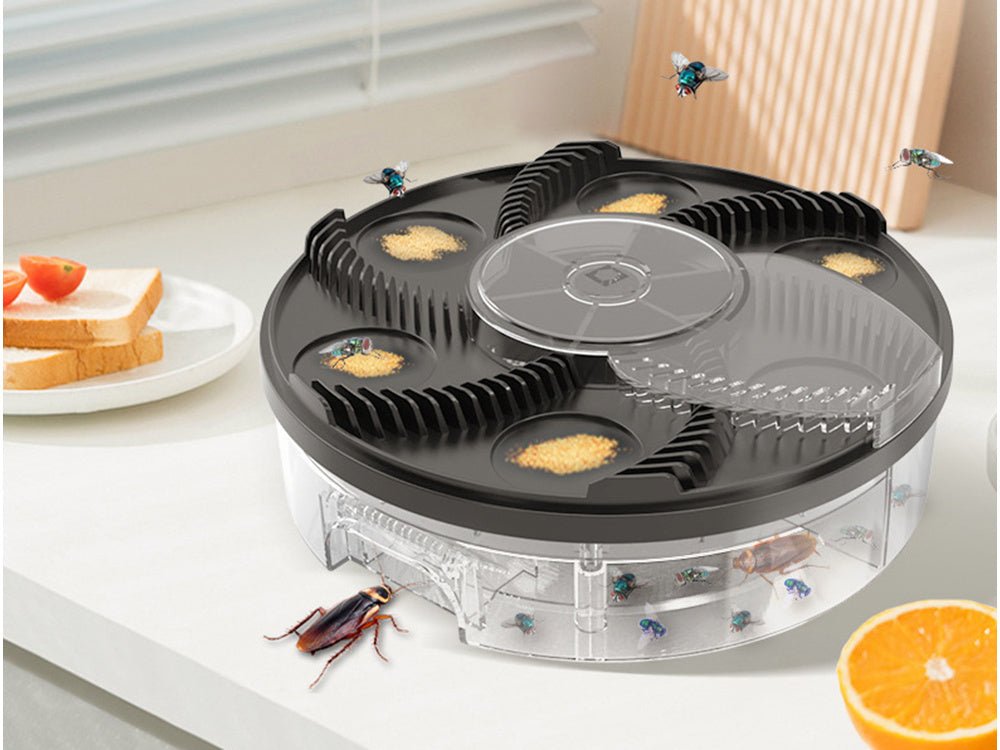 Mušu slazds, mušas, elektriskā grozāmā ķepa, kukaiņu ķērājs, prusaku