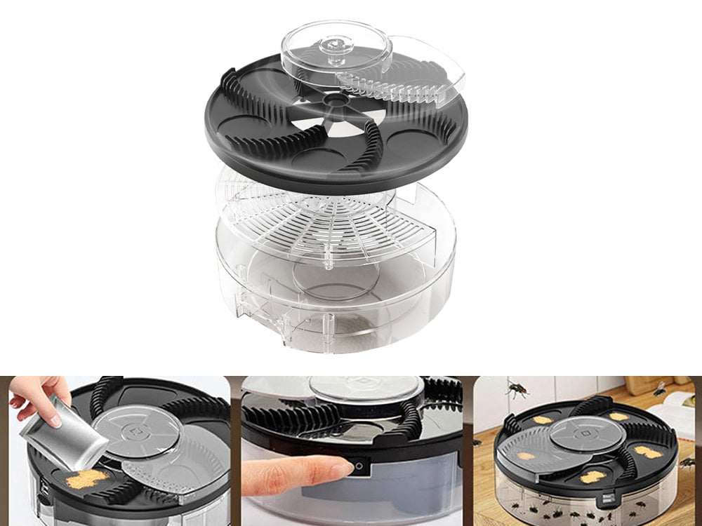 Mušu slazds, mušas, elektriskā grozāmā ķepa, kukaiņu ķērājs, prusaku