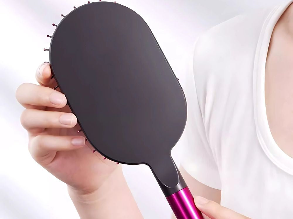 Masāžas matu suka atšķetināšanai, galvas masāža + ķemme