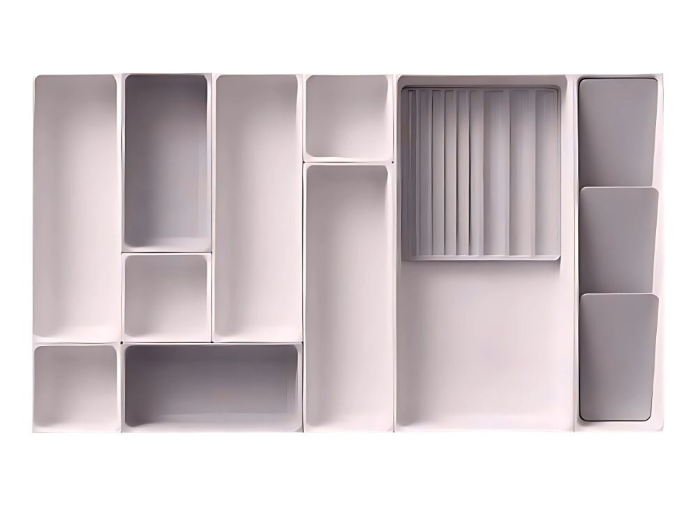 Liels kosmētikas organizatora modulārs atvilktnes ieliktnis 12 preces