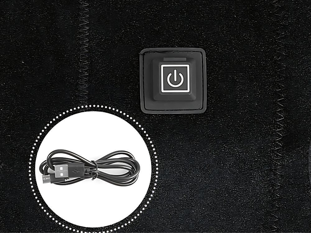 Plecu ortoze ar apsildi, 3 apsildes režīmi, USB