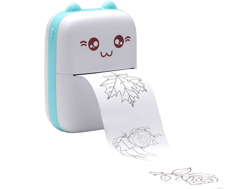 Mini termoprinteris bezvadu pārnēsājams foto piezīmju printeris