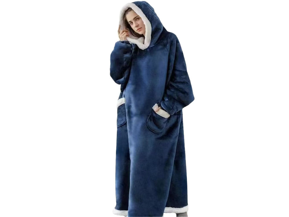 Silta sporta sedziņa ar lielu, oversized, biezu, mīkstu kapuci, gara, XXL izmēra halāta formā