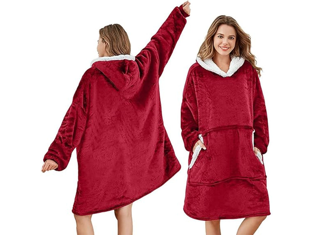 Silts sporta krekls ar lielu segu xxl 2in1 biezu kažokādu un mīkstu kapuci halāts