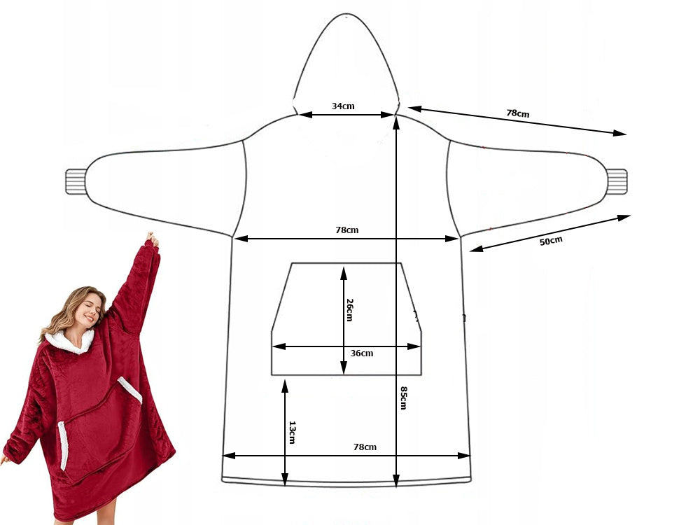 Silts sporta krekls ar lielu segu xxl 2in1 biezu kažokādu un mīkstu kapuci halāts
