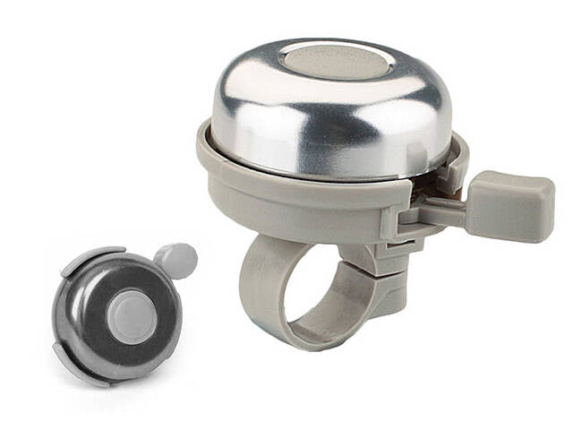 Velosipēda zvaniņš, metāla, skaļš, tradicionāls, velosipēda stūrei