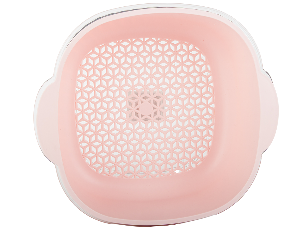 Dubultā bļoda augļu caurdurīša, sietiņa groza, sietiņa, sietiņa mazgāšanai