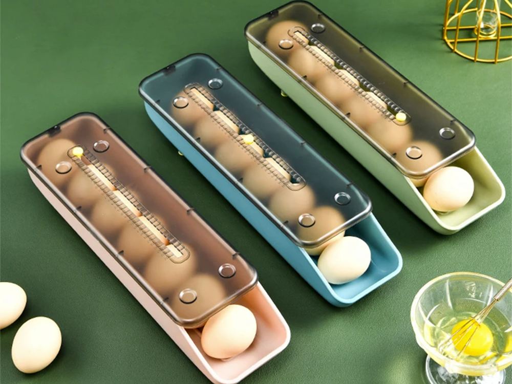 Olu kastes ledusskapja organizatora olu paplāte