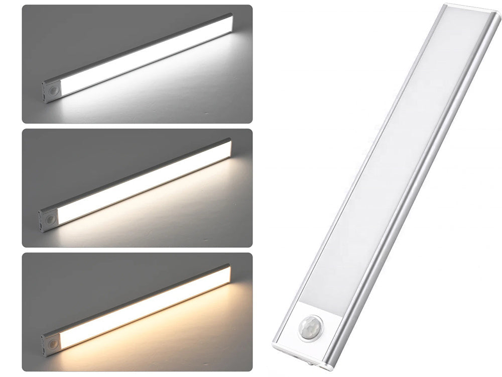 USB 30 cm roktura lampa, USB 30 cm klipši atvilktnes sensoram