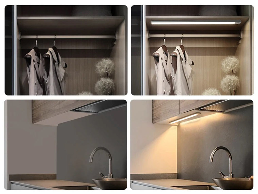 USB 30 cm roktura lampa, USB 30 cm klipši atvilktnes sensoram