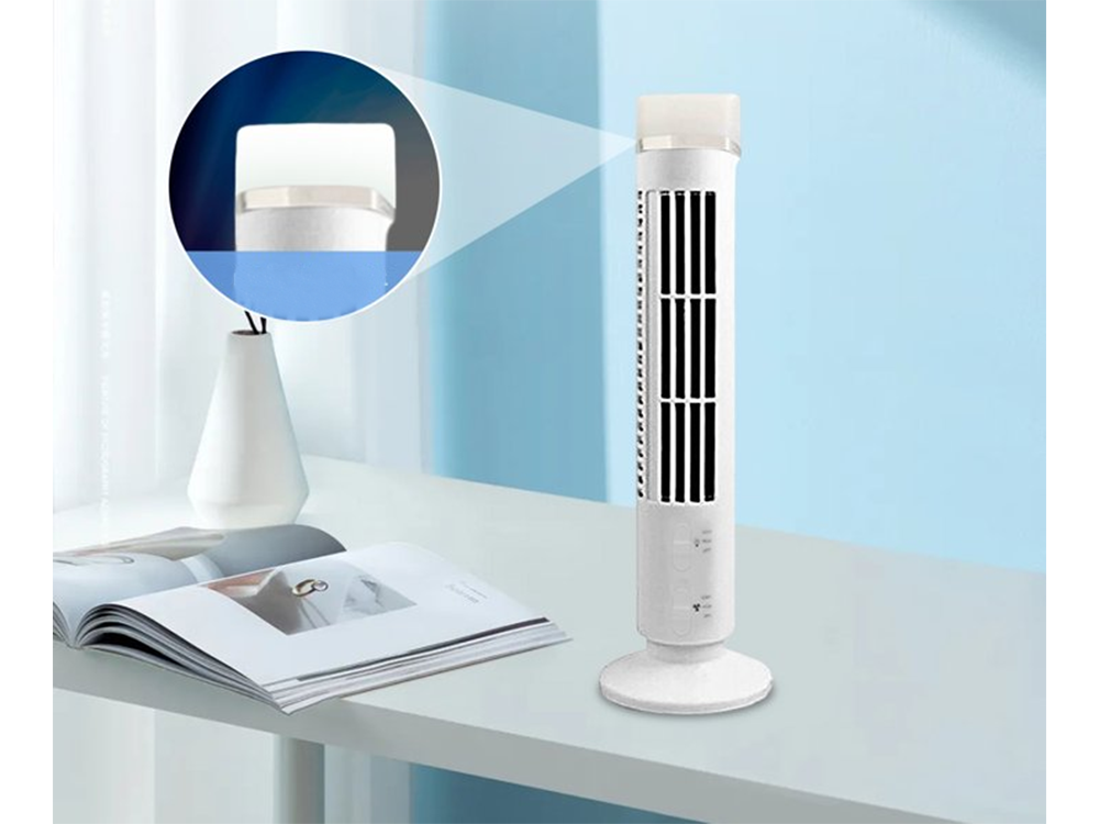 Kolonnas ventilatora lampas galda ventilators stāvošs ventilators bez lāpstiņām