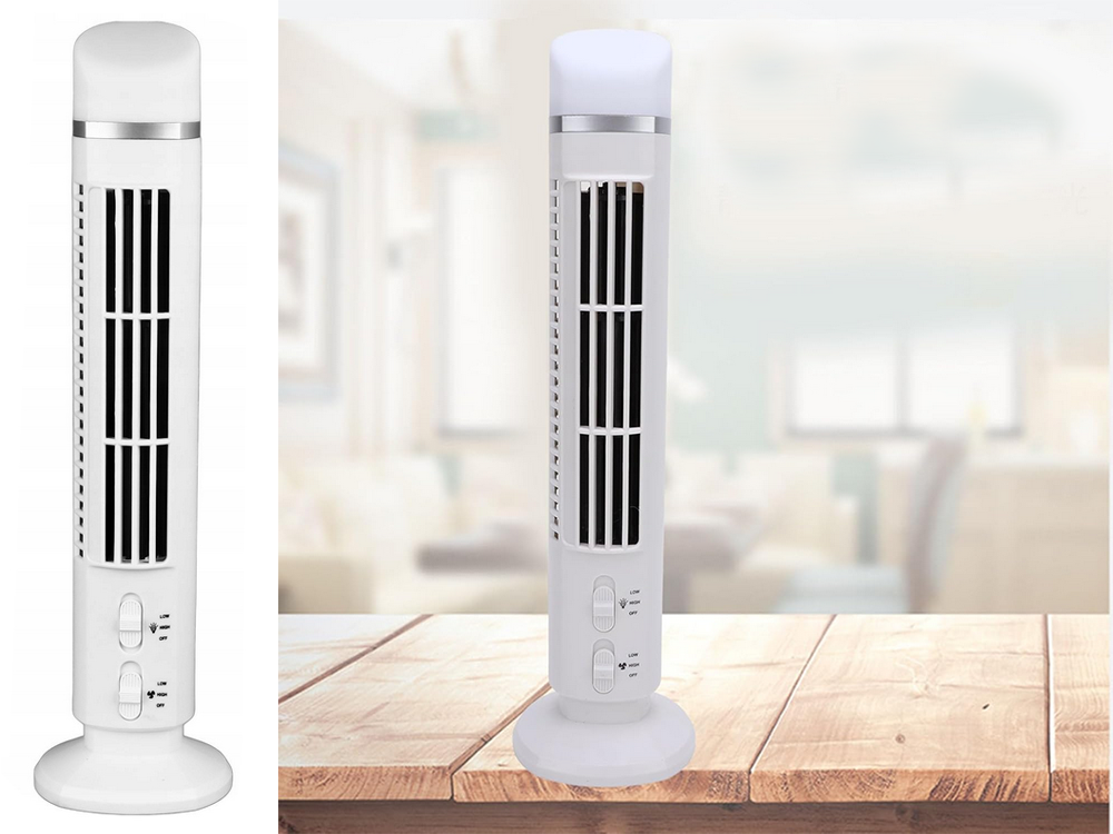 Kolonnas ventilatora lampas galda ventilators stāvošs ventilators bez lāpstiņām