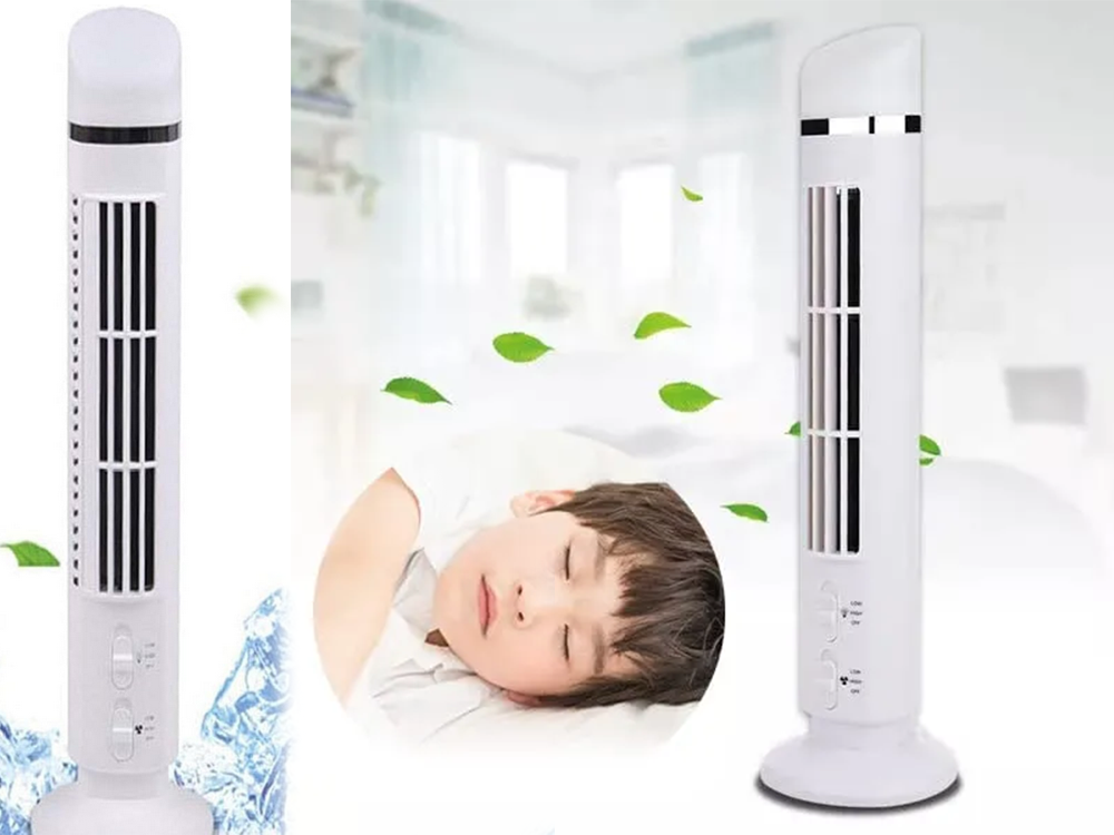 Kolonnas ventilatora lampas galda ventilators stāvošs ventilators bez lāpstiņām